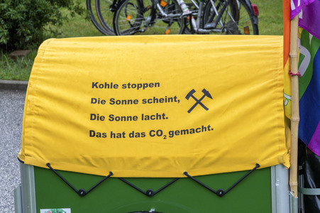 Protestaktion von Fridays For Future in Hamburg