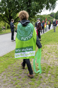 Protestaktion von Fridays For Future in Hamburg