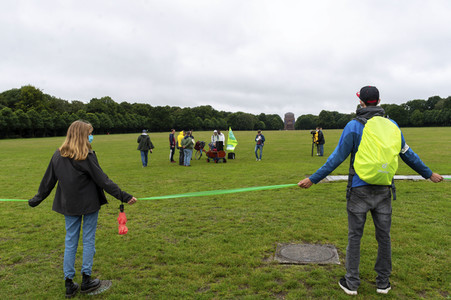 Protestaktion von Fridays For Future in Hamburg