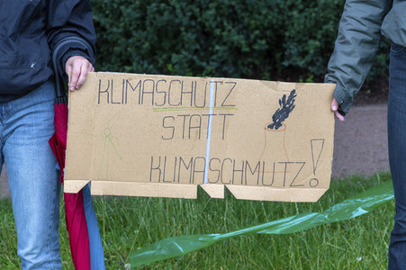 Protestaktion von Fridays For Future in Hamburg