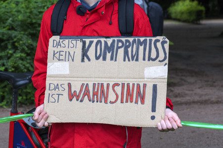 Protestaktion von Fridays For Future in Hamburg