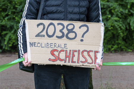 Protestaktion von Fridays For Future in Hamburg