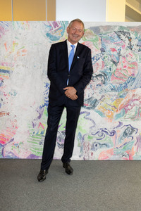 Vernissage 'Paintings from washing machine or New Washed Art' in Hamburg