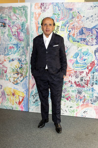 Vernissage 'Paintings from washing machine or New Washed Art' in Hamburg