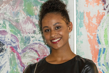 Vernissage 'Paintings from washing machine or New Washed Art' in Hamburg