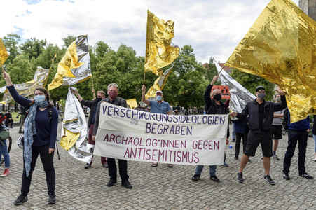 Protest gegen Corona-Beschränkungen in Berlin