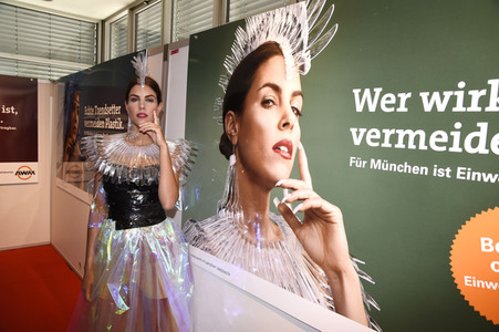 AWM-Kampagne 'Für München ist Einweg-Plastik nicht mehr tragbar' in München