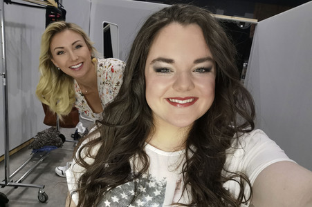 Natalie Röhle in der Unterhaltungsshow 'Immer wieder Sonntags' in Rust