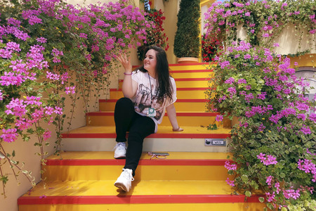 Natalie Röhle in der Unterhaltungsshow 'Immer wieder Sonntags' in Rust