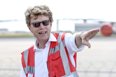 Vorfeld-Baustelle am Flughafen Berlin Brandenburg in Schönefeld