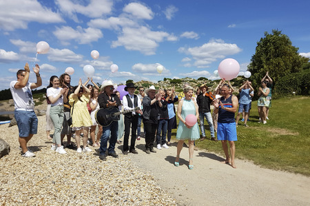Linda Feller beim MyTVplus Videodreh in Boxberg