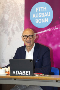 Unterzeichung einer Absichtserklärung der Telekom und der Stadt Bonn