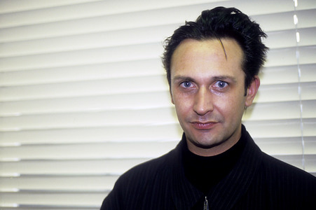 Fototermin mit Stephen Mallinder in London