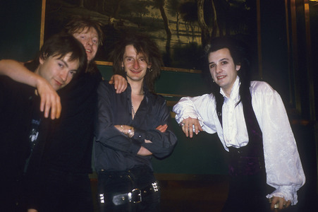 Photoshooting mit The Damned in London