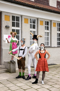 Theateraufführung 'Sängerkrieg der Heidehasen' in Haar