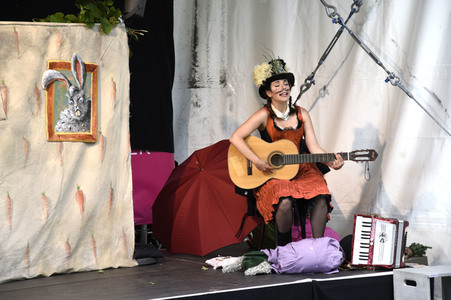 Theateraufführung 'Sängerkrieg der Heidehasen' in Haar