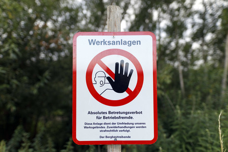 Symbolfoto Betretungsverbot