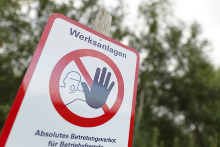 Symbolfoto Betretungsverbot