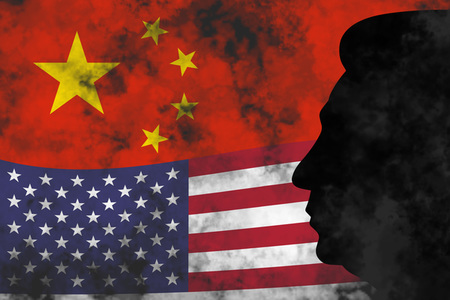 Symbolfoto China vs. USA