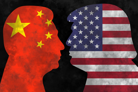 Symbolfoto China vs. USA