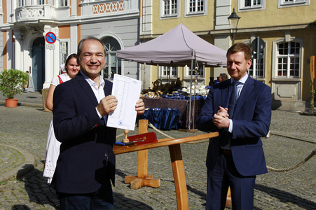 Eröffnung 22. Schlesischer Tippelmarkt in Görlitz
