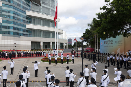 Feierlichkeiten zum 1. Juli in Hongkong