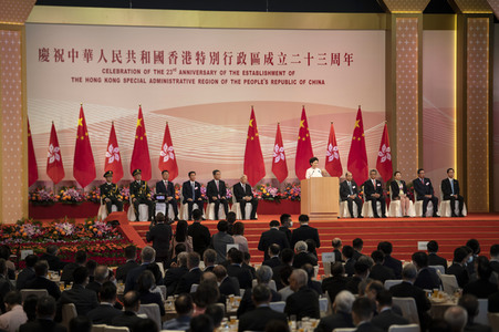 Feierlichkeiten zum 1. Juli in Hongkong