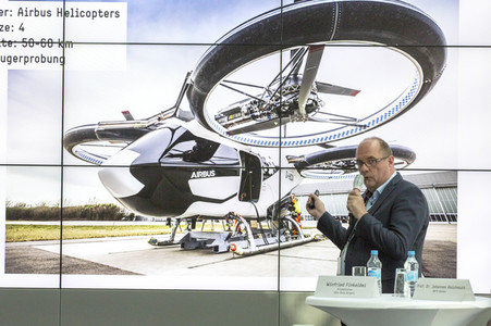 Vorstellung einer Studie für bemannte Flugtaxen am Flughafen Köln/Bonn