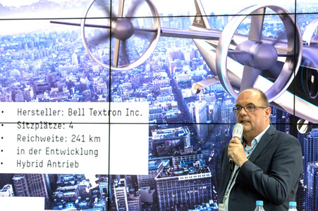 Vorstellung einer Studie für bemannte Flugtaxen am Flughafen Köln/Bonn