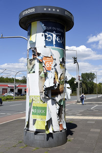 Symbolfoto Litfaßsäule