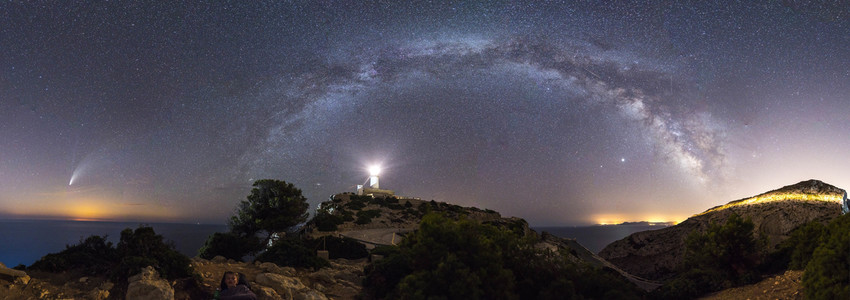Die Milchstraße über Mallorca