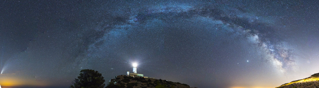 Die Milchstraße über Mallorca