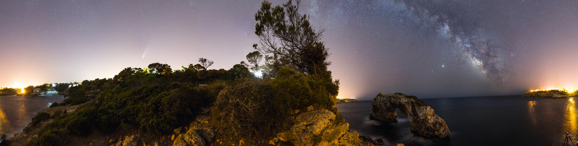 Die Milchstraße über Mallorca