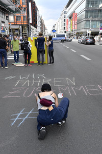 Protestaktion von 'Fridays for Future' in Berlin