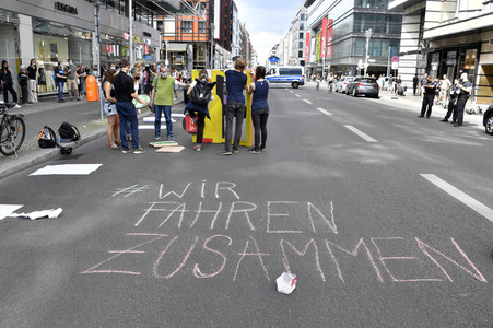 Protestaktion von 'Fridays for Future' in Berlin