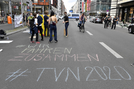 Protestaktion von 'Fridays for Future' in Berlin