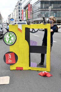 Protestaktion von 'Fridays for Future' in Berlin