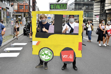 Protestaktion von 'Fridays for Future' in Berlin