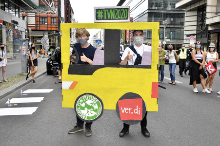 Protestaktion von 'Fridays for Future' in Berlin