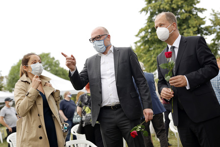 Gedenkfeier zum 10. Jahrestag der Loveparade Katastrophe in Duisburg