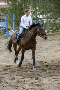 Ministerpräsident Michael Kretschmer zu Besuch bei Polizei-Reiterstaffel in Radeberg