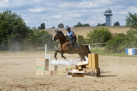 Ministerpräsident Michael Kretschmer zu Besuch bei Polizei-Reiterstaffel in Radeberg