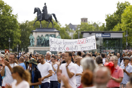 Querdenken 711 Demo in Köln
