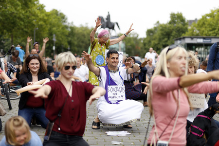 Querdenken 711 Demo in Köln