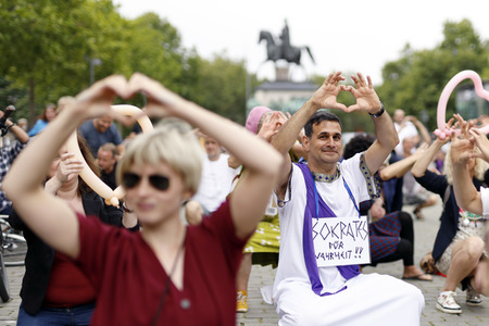 Querdenken 711 Demo in Köln