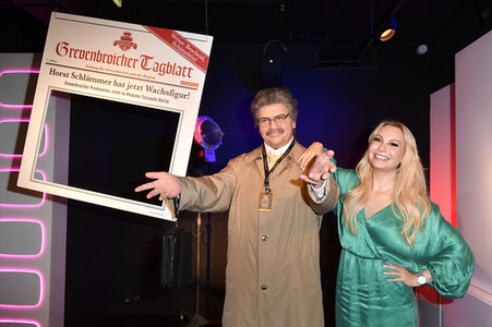 Enthüllung der Wachsfigur von Horst Schlämmer im Madame Tussauds Berlin