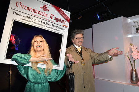 Enthüllung der Wachsfigur von Horst Schlämmer im Madame Tussauds Berlin