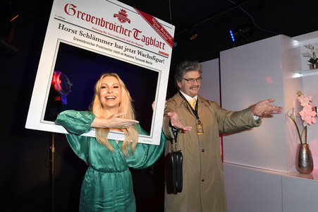 Enthüllung der Wachsfigur von Horst Schlämmer im Madame Tussauds Berlin