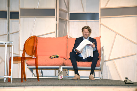 Theaterprobe 'Schwiegermutter und andere Bosheiten' in München