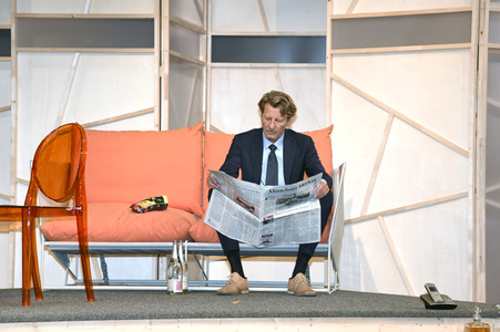 Theaterprobe 'Schwiegermutter und andere Bosheiten' in München